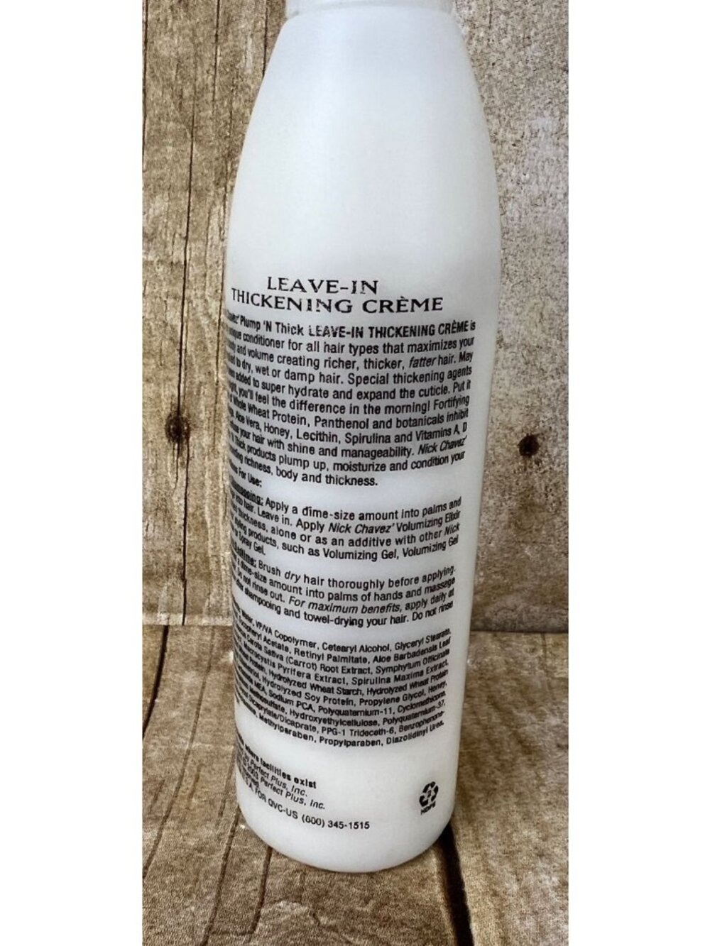 NICK CHAVEZ Plump N Thick Thickening Leave-in Thickening Creame 8.5 oz - Picture 3 of 5